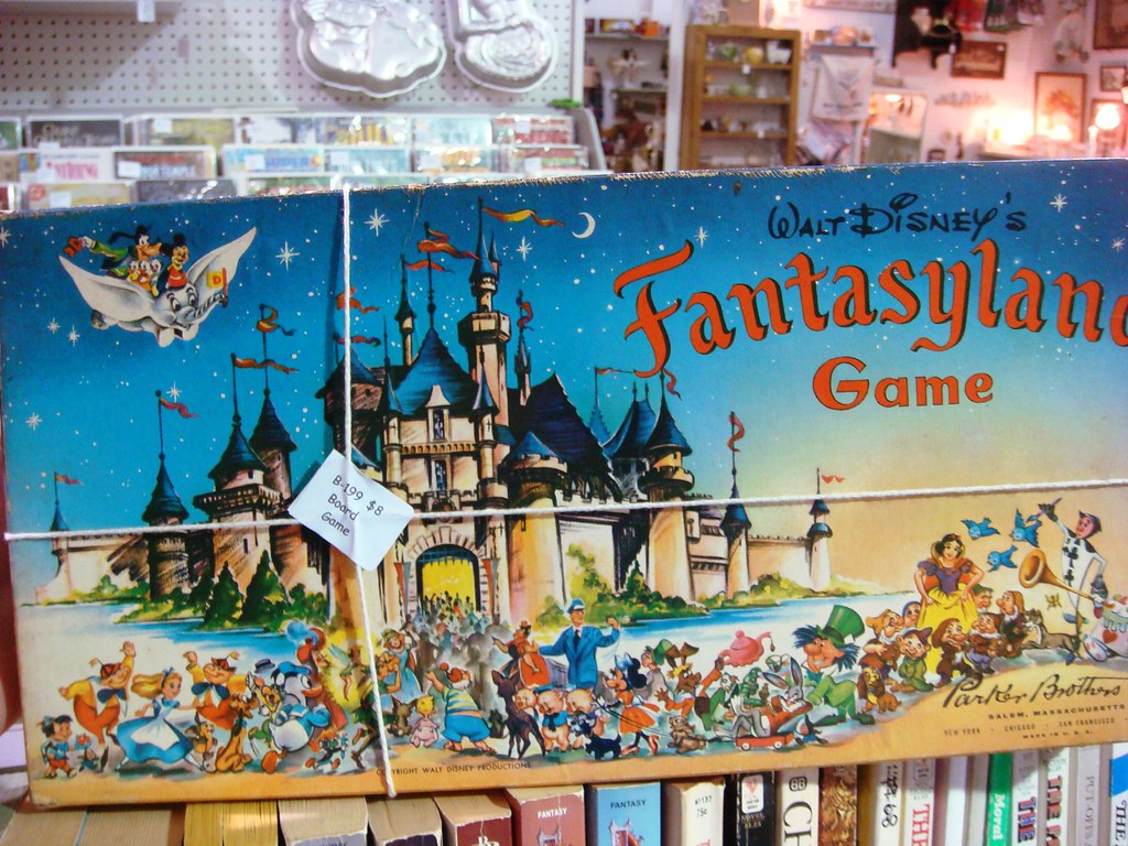 Flea Market Walt Disney's Fantasyland Game 1950's era Boa… Flickr