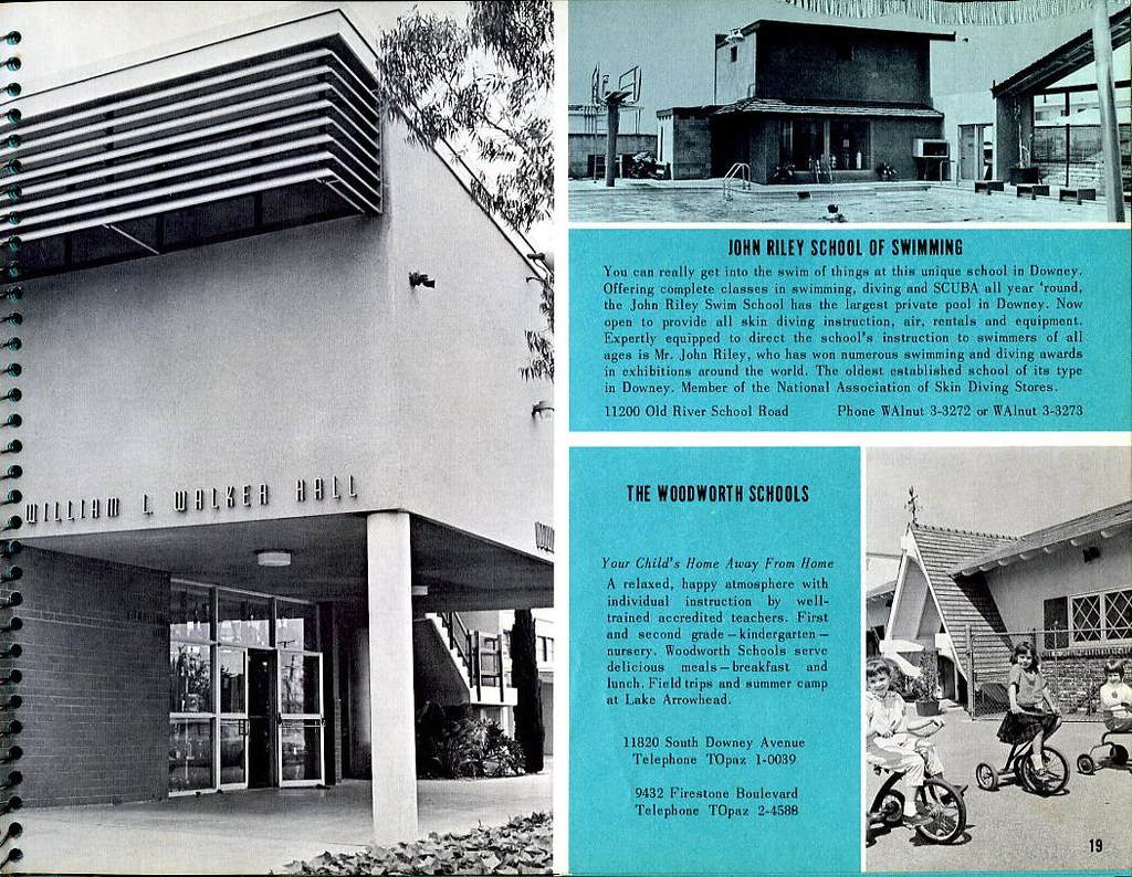 Downey, California Chamber of Commerce guide 1960's Flickr