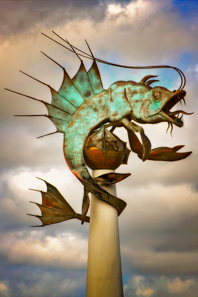 Barbican Prawn Plymouth's 'Barbican Prawn' sculpture. Basi… Flickr