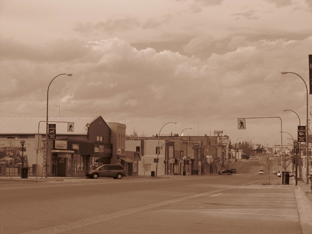 Main Street Cardston Main Street Cardston, Alberta looking… The