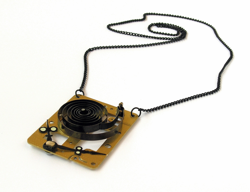 Clock Necklace Made from old clock innards ) weggart Flickr