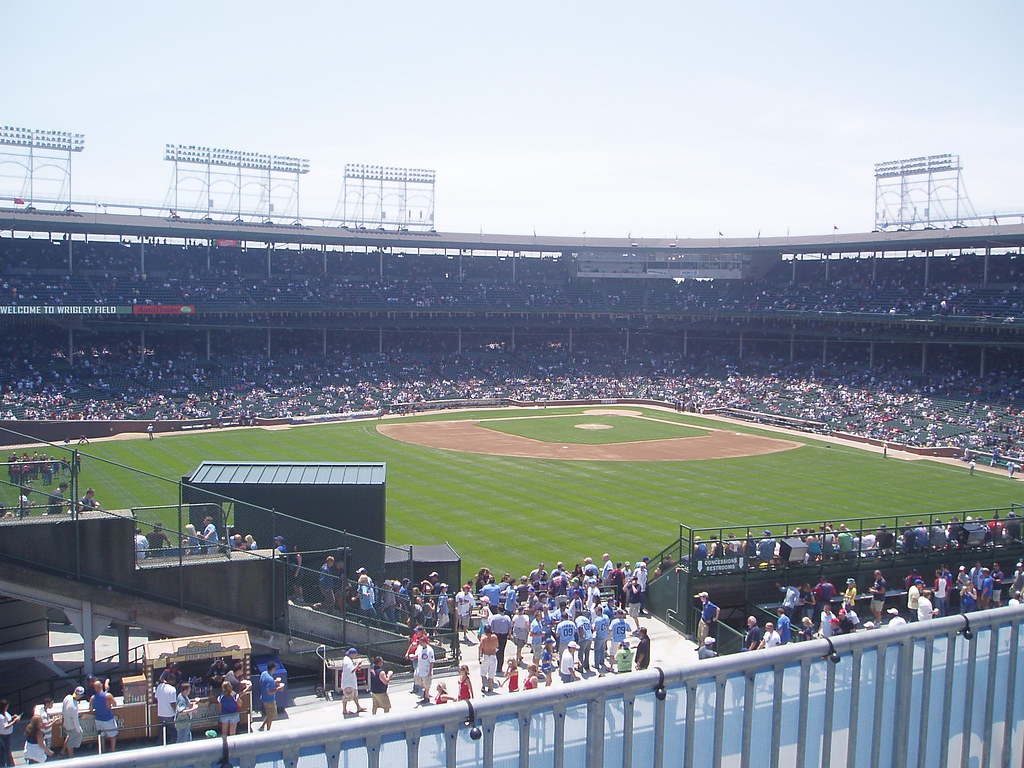 Wrigley Field from 1010 Waveland Sometimes Corporate Ameri… Flickr