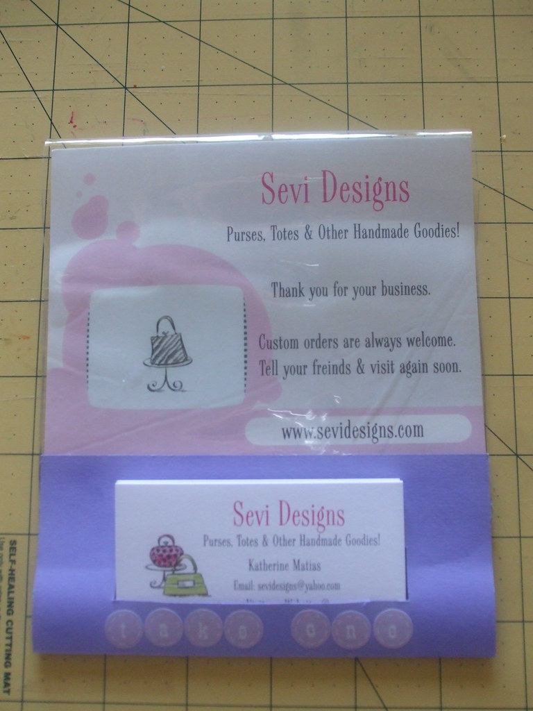 Custom Business card holder(for community bulletin board) Flickr
