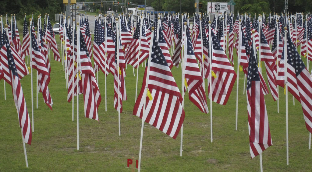 Flag yellow ribbon Flags at the Special Operation Museum R. Rabano