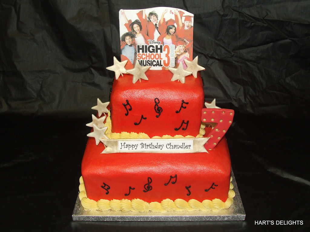 High School Musical Birthday Cake High School Musical 3 fo… Flickr