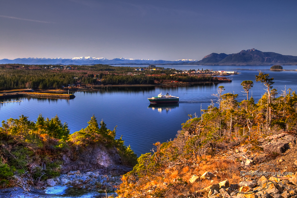 On Black Metlakatla, Alaska by [Large]