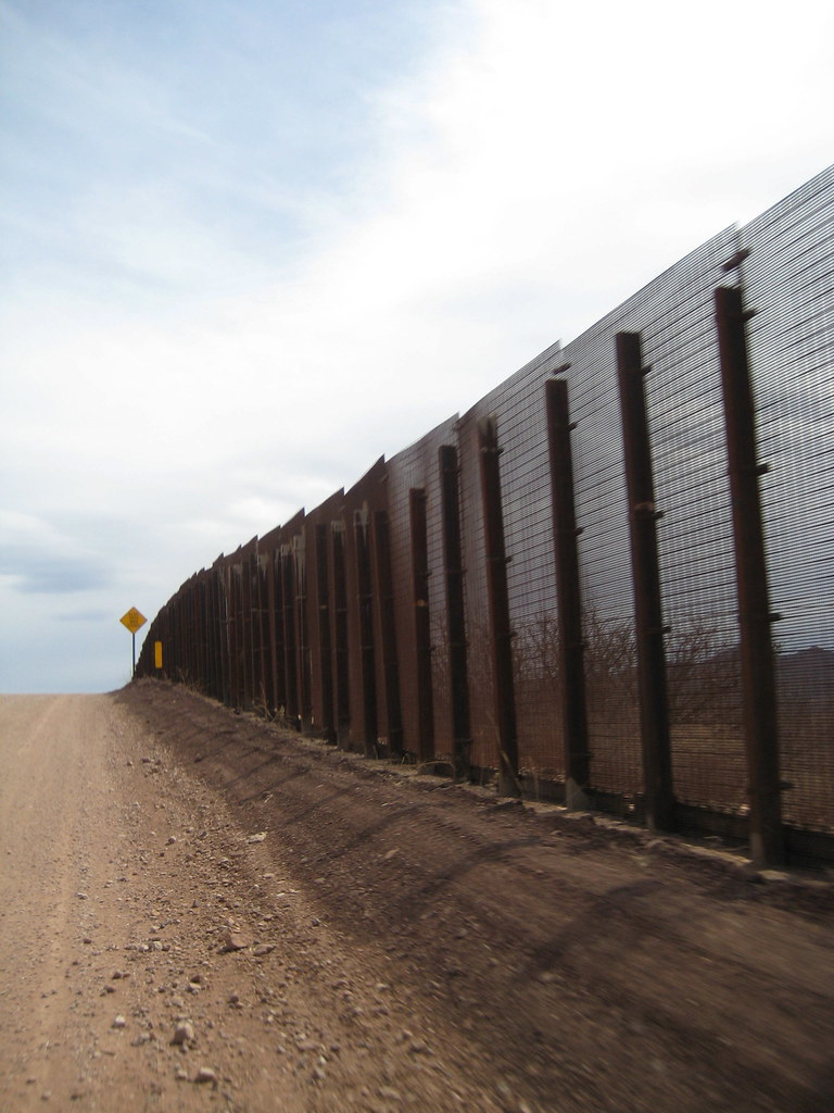the border fence Bisbee,Az Naco, Mex. Flickr