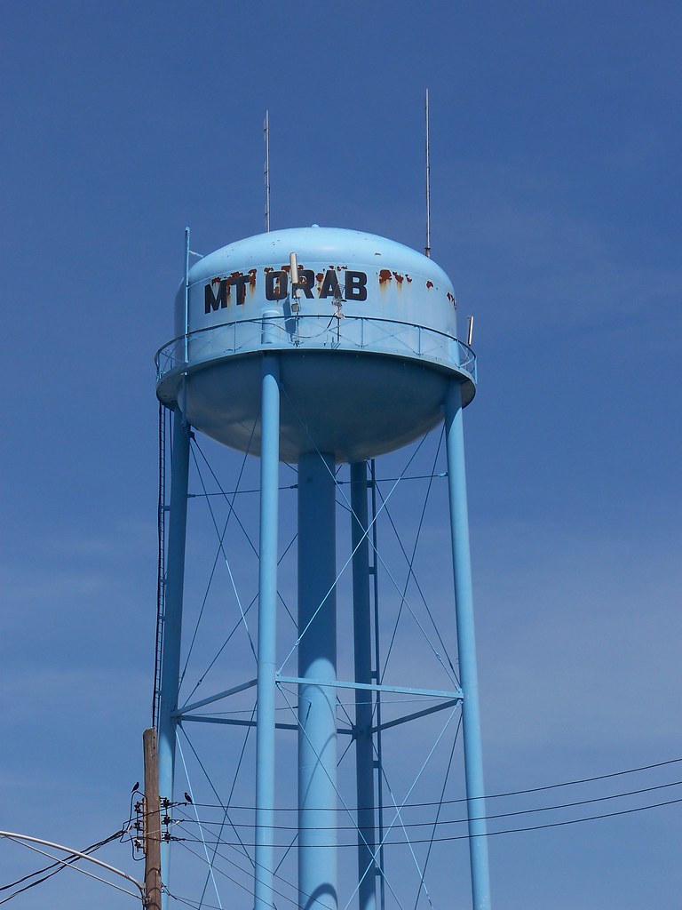 OH Mt Orab Water Tower Water tower in Mt Orab, Ohio. Flickr