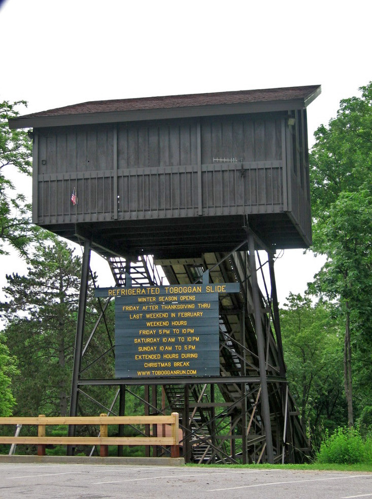 Toboggan run at Pokagon State Park, Indiana Paul McClure Flickr