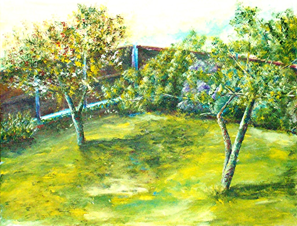 Apple Trees in the Back Garden Andrew Grant Flickr