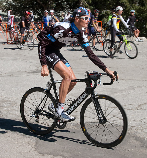 Van Summeren Johan cruising to his team bus. He's tall C.Cal.Shoot