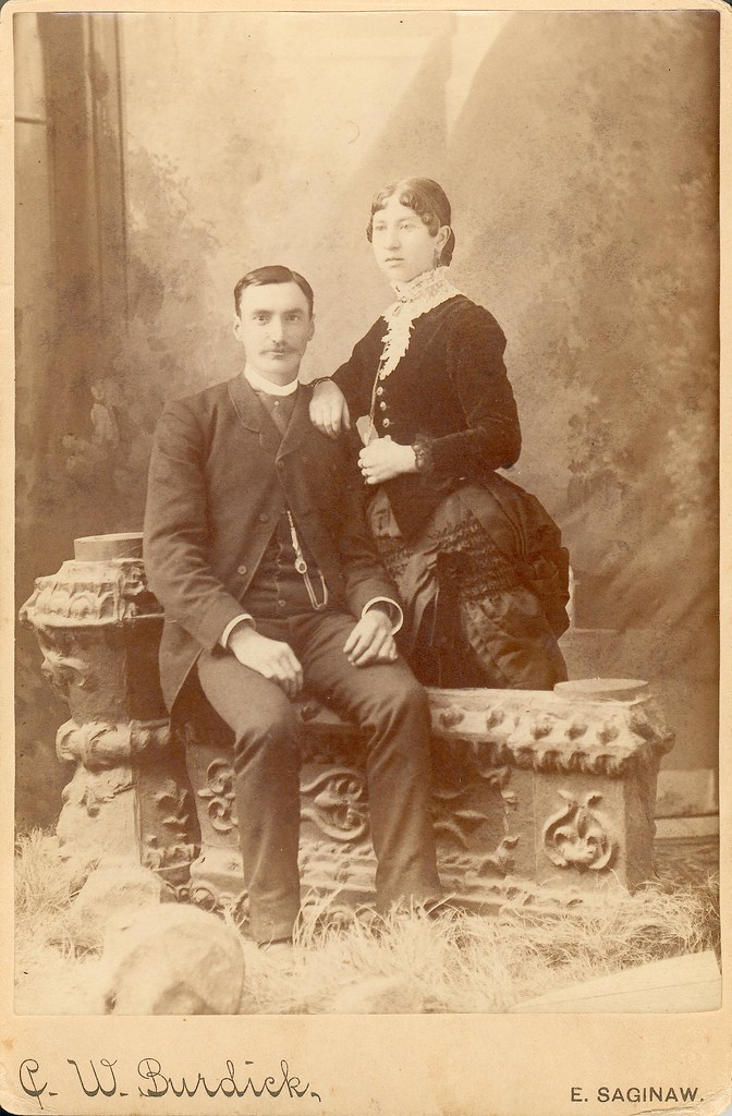 William Charles Laird and wife May 12, 1884 Card… Flickr