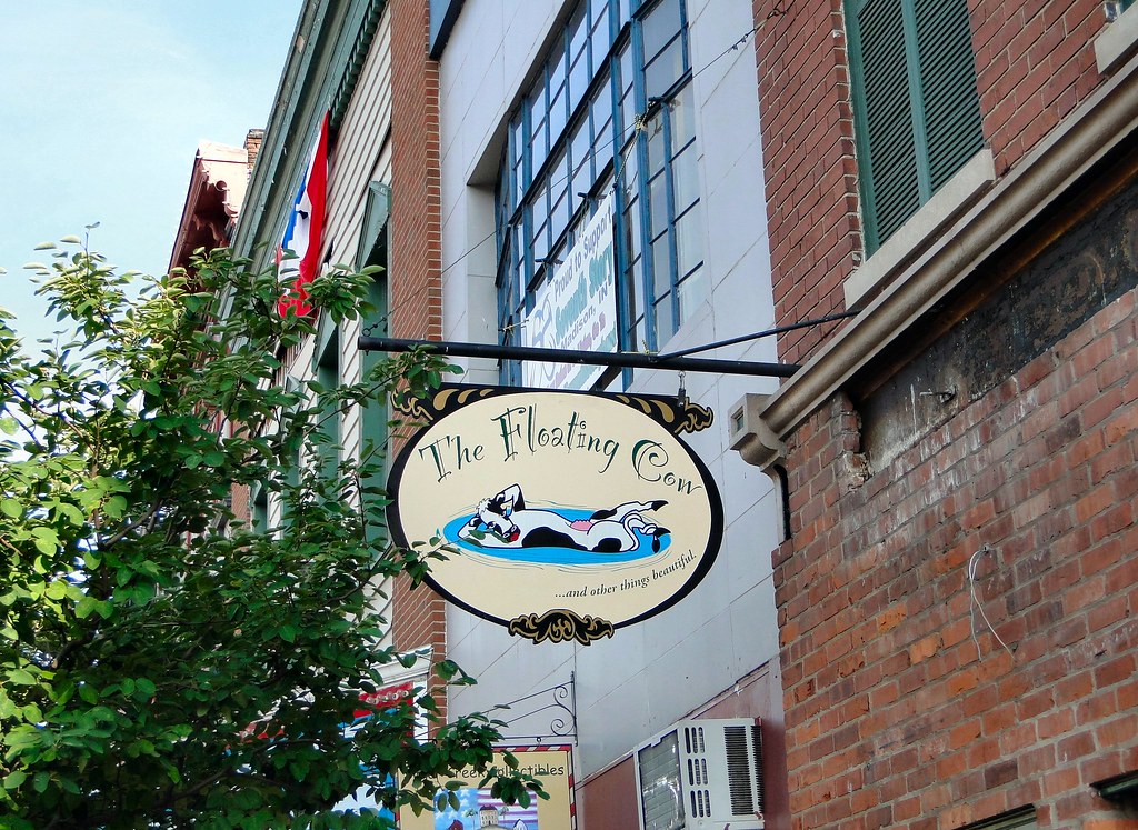 The Floating Cow Store in downtown Madison, Indiana. Cindy