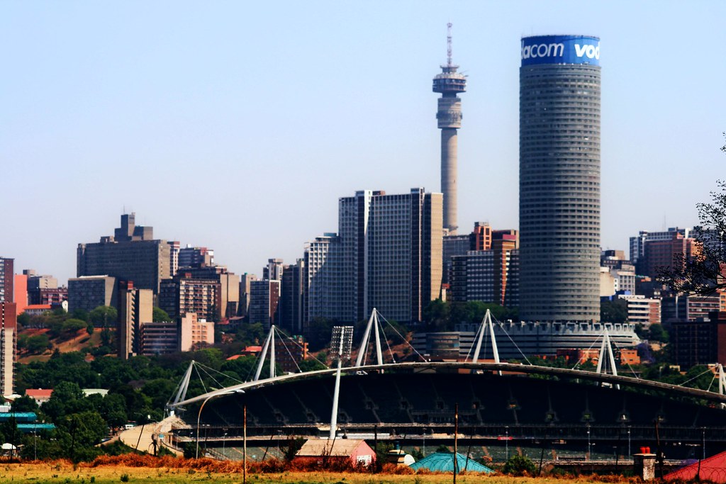 Johannesburg skyline, SouthAfrica Downtown Johannesburg w… Flickr