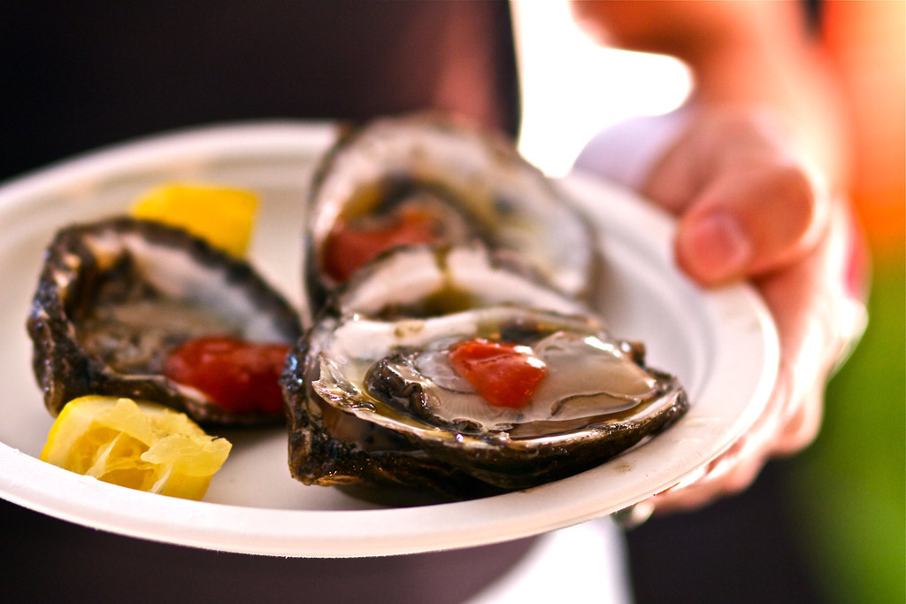 Cape Cod Oysters Big, fat, briney Wellfleet Oysters.. ©Chr… Flickr
