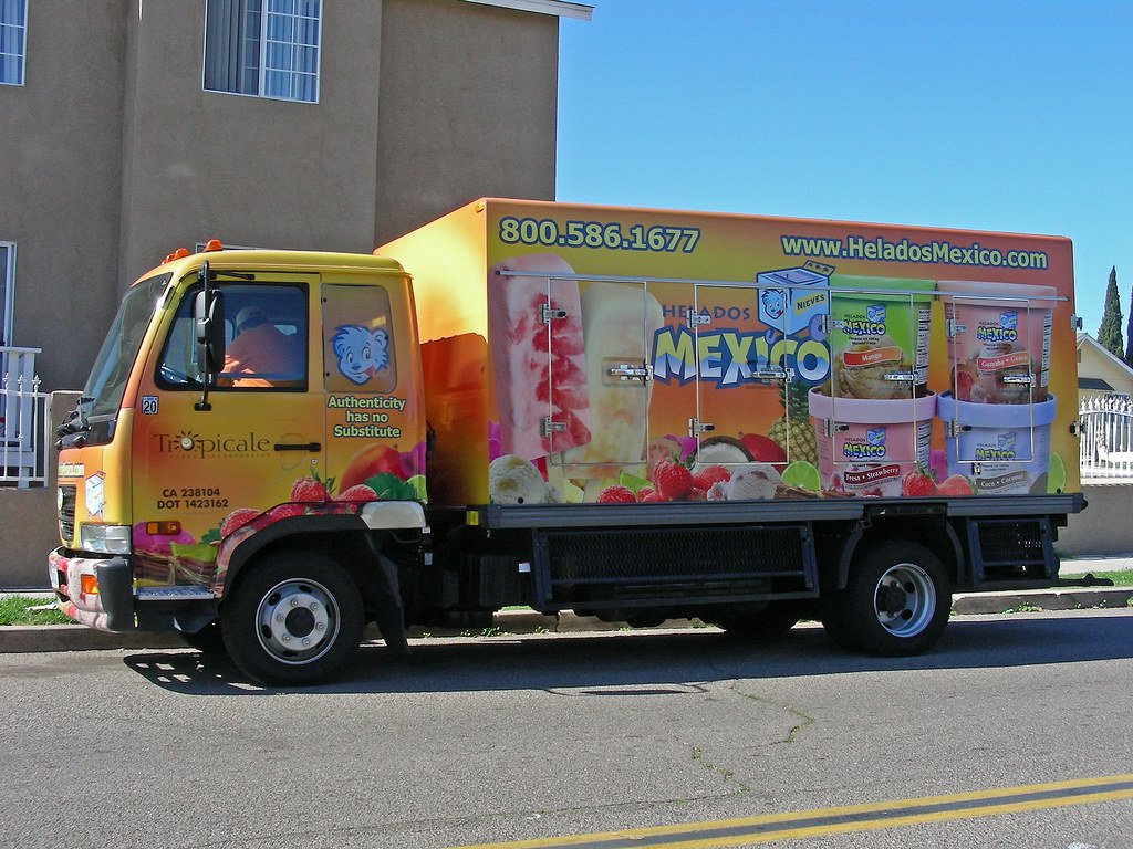 Helados Mexico Delivery truck in San Diego. So Cal Metro Flickr