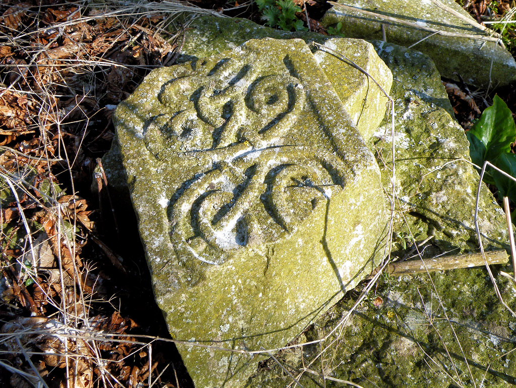 Fleet Marston Churchyard A fragment from a broken gravesto… Flickr