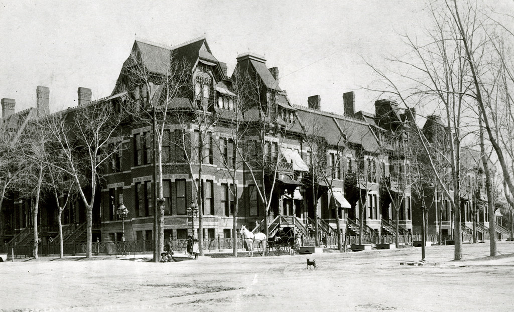 The La Veta Place apartments in the 1880's a photo on Flickriver