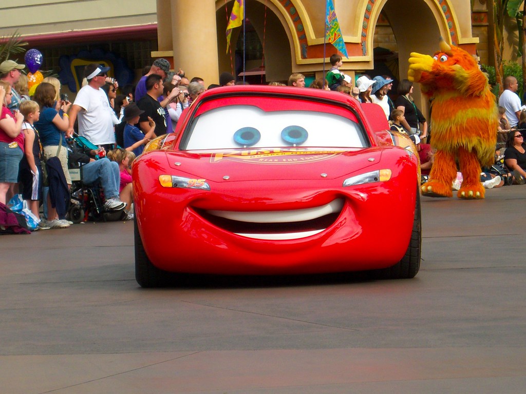 Lightning McQueen from Disney's Cars in the Pixar Play Par… Flickr