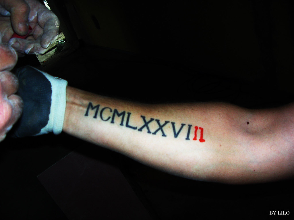 Tattoo | "Igor"..Data Dell'annno Di Nascita In Numeri Romani… | Flickr 766_x_1024_jpg