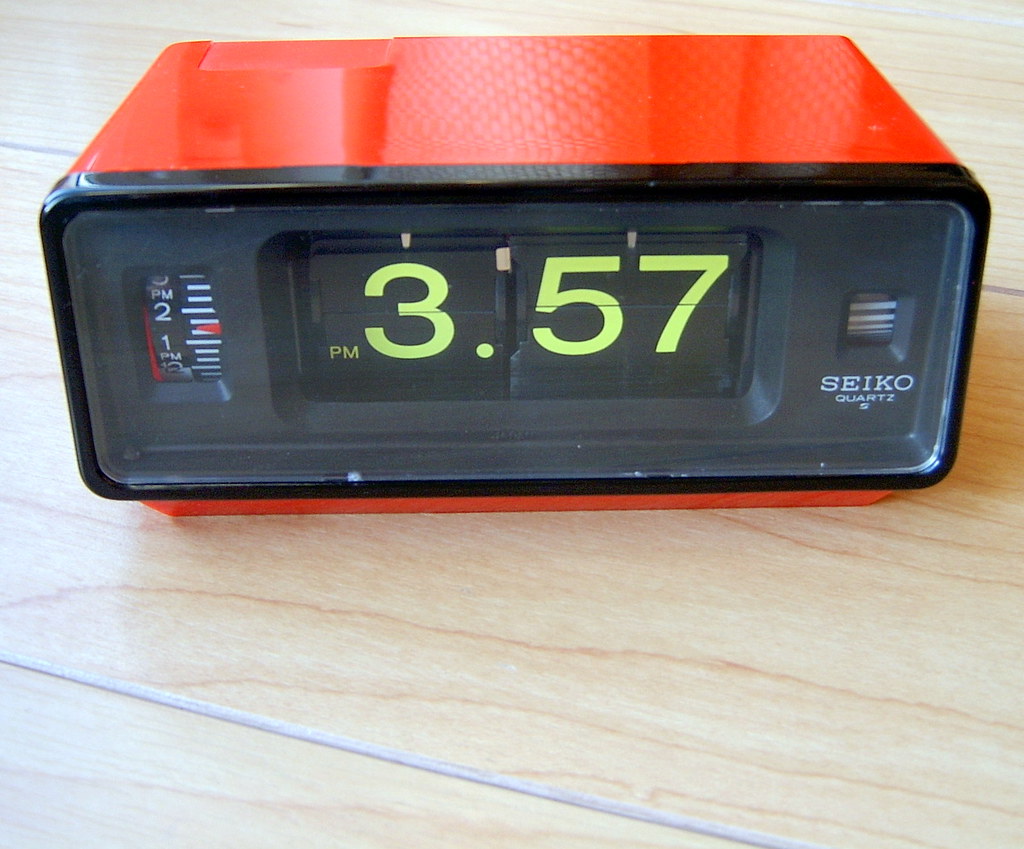 Seiko Flip Clock With Alarm Seiko seem to be hard to find.… Flickr