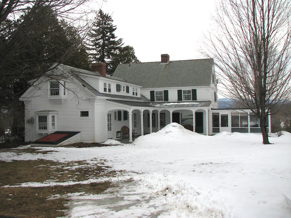 Hadley House rear view Middlebury, Vermont USA • Hadley … Flickr
