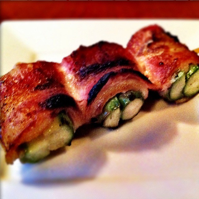 Asparagus Wrapped In Bacon Yakitori Totto Spotted on Foo… Flickr