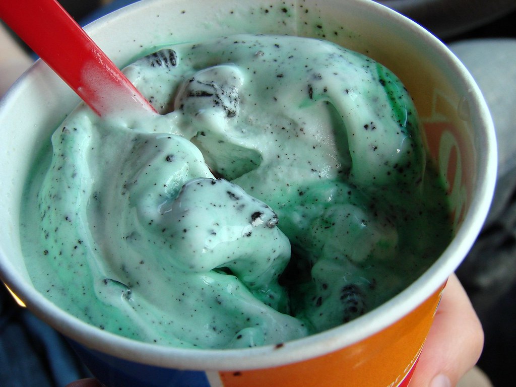 Dairy Queen Mint Oreo Blizzard One of Brownie's favorite s… Flickr