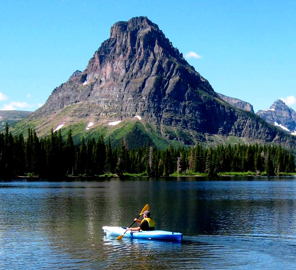 Kayaking Montana, Glacier National Park, Two Medicine Lake a photo on