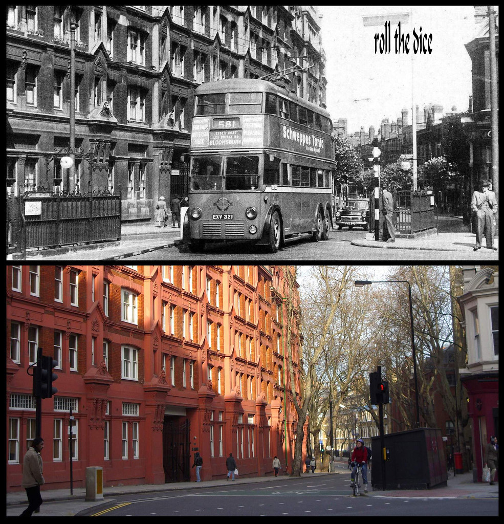 Rosebery Avenue 19582009 Top photo i believe was late Fif… Flickr