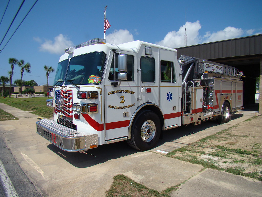 Truck 2, Ocean City Wright Fire Control District a photo on Flickriver