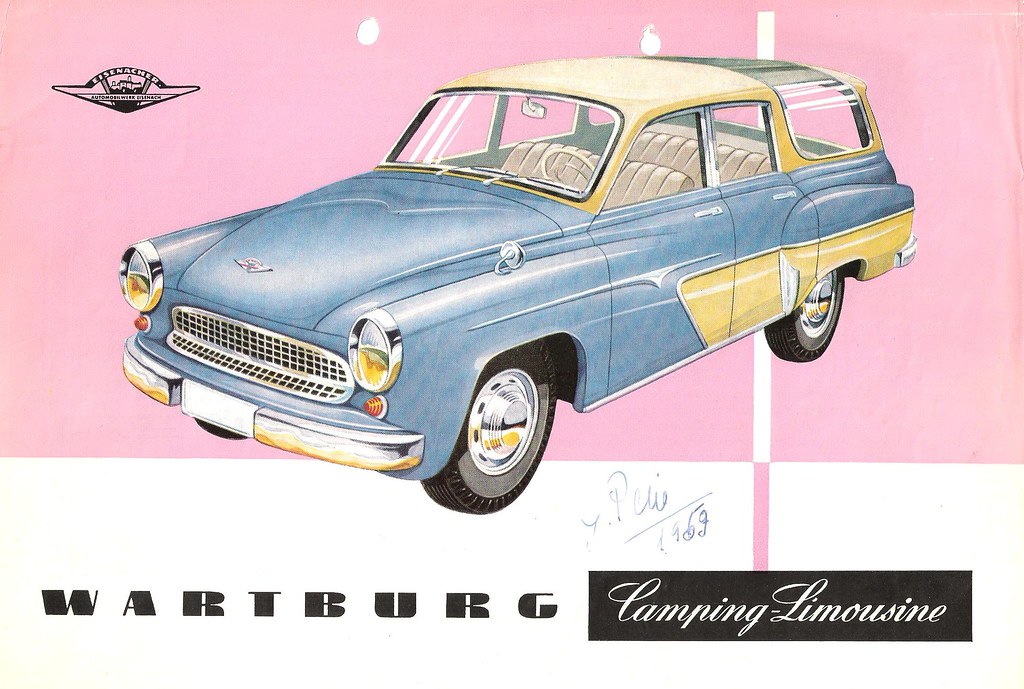 WARTBURG 1959 Single sheet promotional piece. JOHN LLOYD Flickr