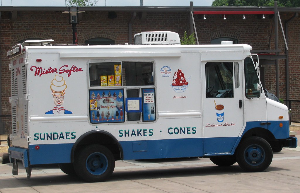 Ice cream truck at rebcclt Turner Flickr
