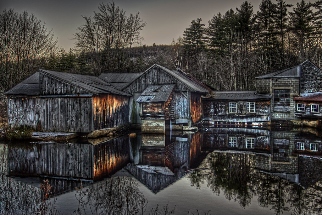 Old Abandoned Mill in Maine HDR (2/100) © 2009 Chris Ste… Flickr