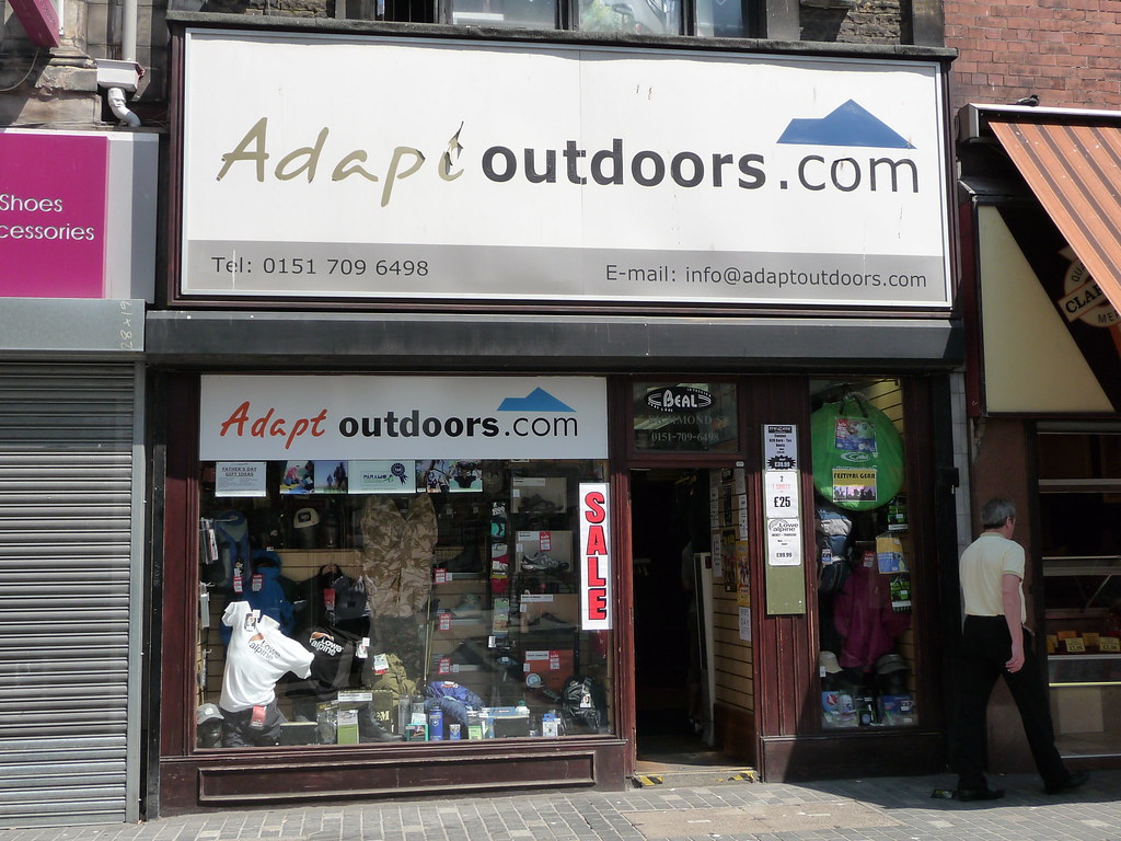 Adapt Outdoors Liverpool's best outdoor shop. Radarsmum67 Flickr