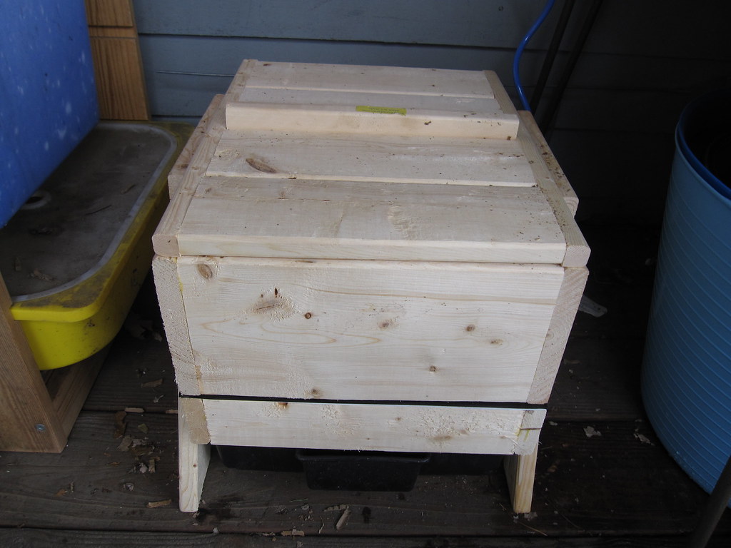 worm bin I ordered this worm composter from Wood Worm Farm… Flickr