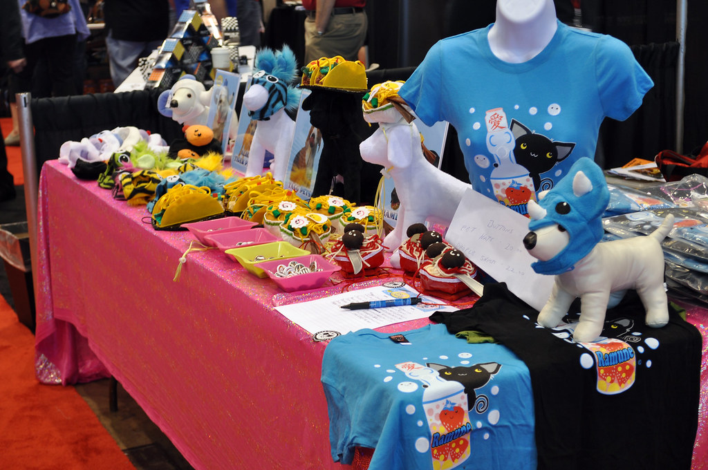 DSC_0027 dealer display; really cool hats for dogs! Anne Darkly