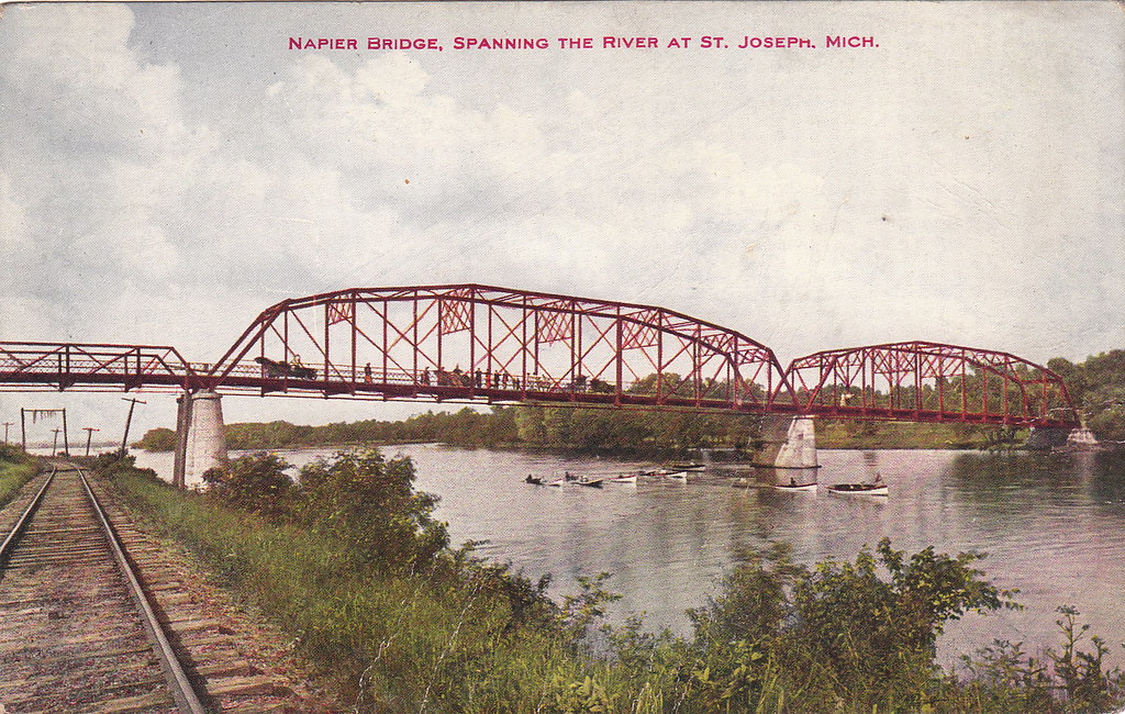 Napier Bridge, Spanning the River at St. Joseph, Michigan Flickr