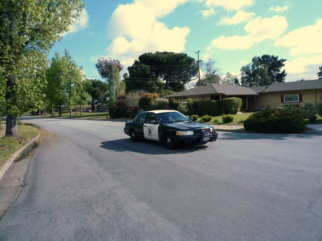 Cop's car Sunnyvale (CA) flioret Flickr