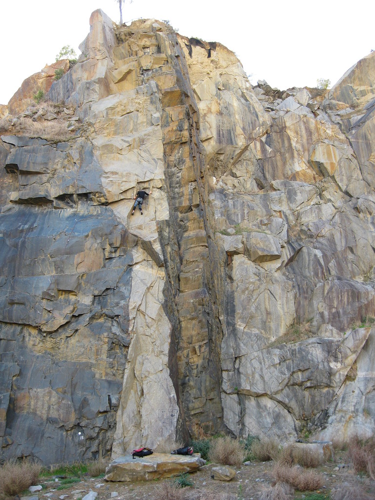 Dolerite Dyke A fine example of an intrusive dolerite dyke… Purple