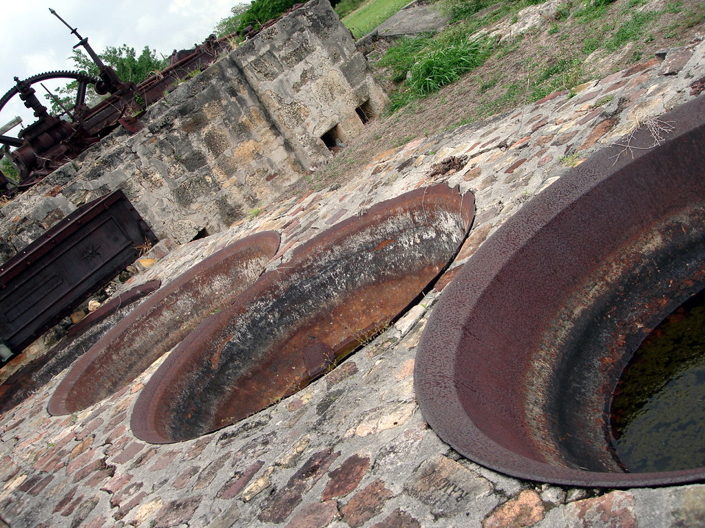 Sugar Cane Cooking Vats at Whim Plantation Estate Flickr