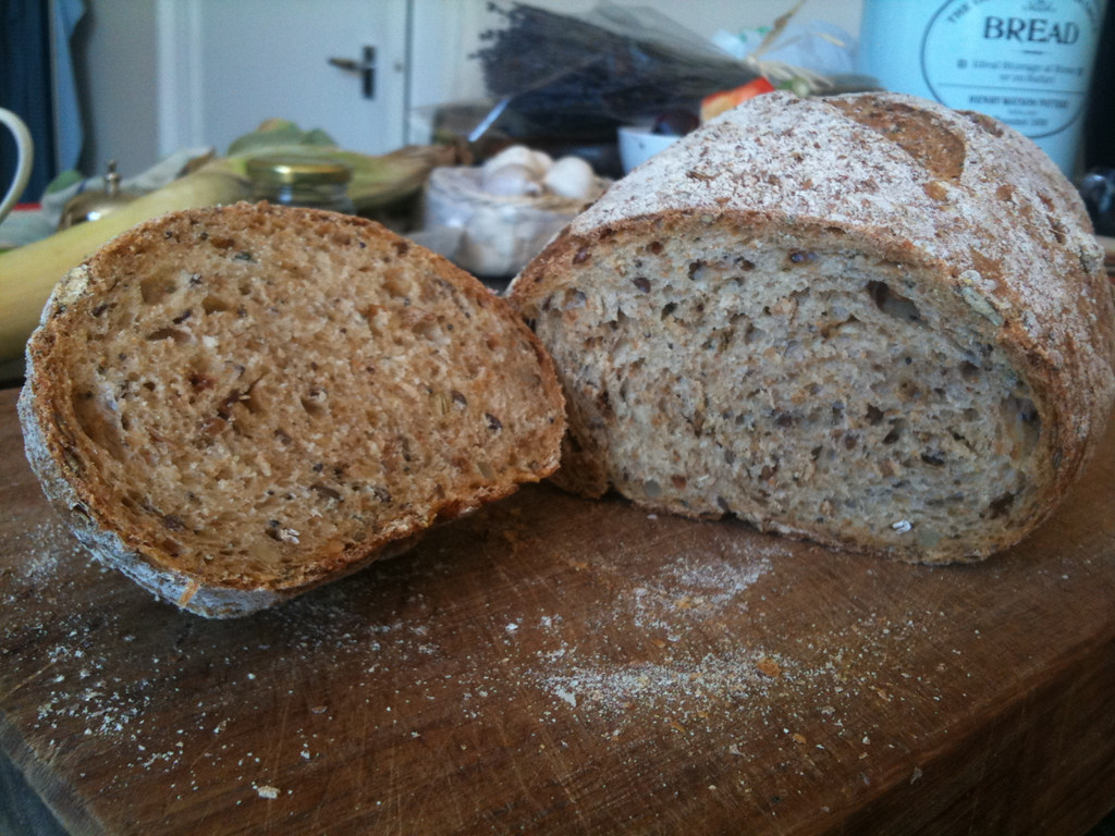 Seeded, malted bread Recipe from the rather fine River Cot… Flickr