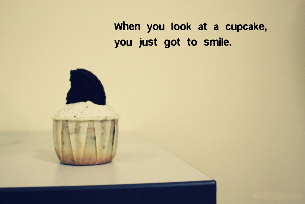 When you see a cupcake, you've just got to smile. One of m… Flickr