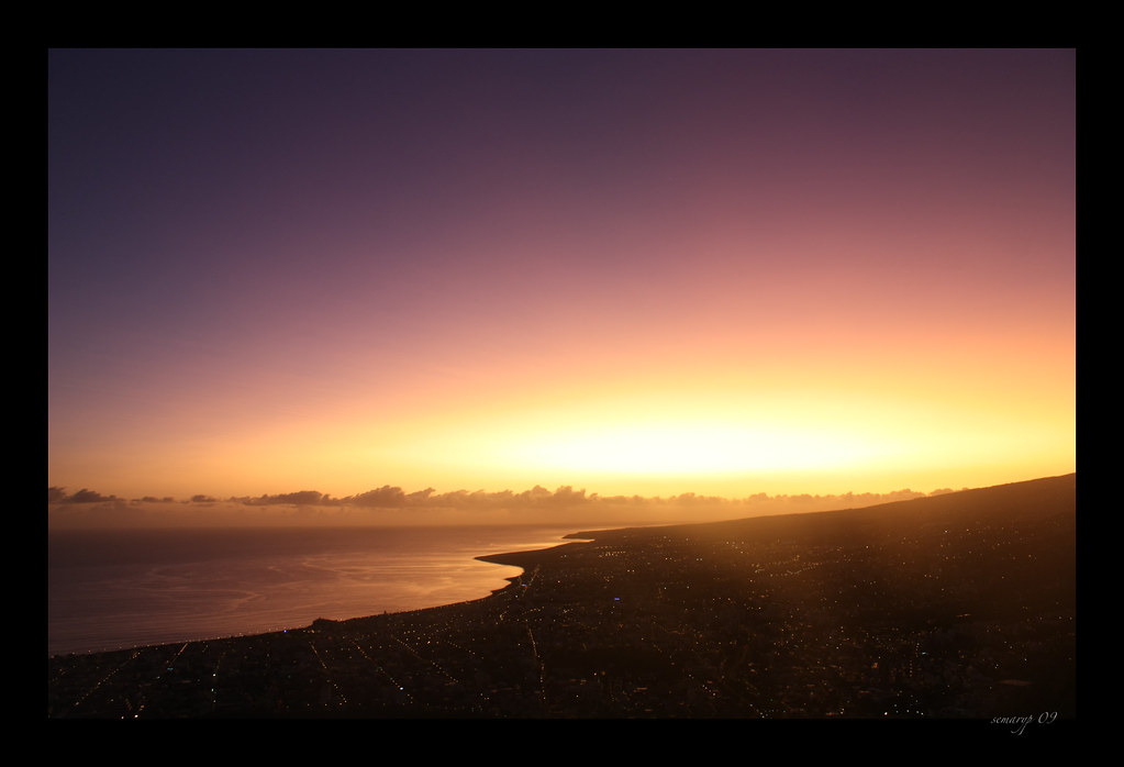 Route de Beaumont, SainteMarie, Réunion Sonnenaufgang Sonnenuntergang