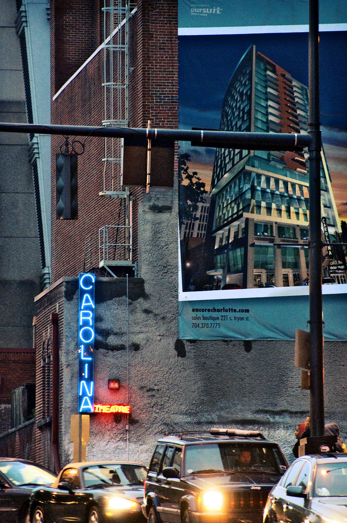 neon sign, Carolina Theater, Charlotte, North Carolina Flickr