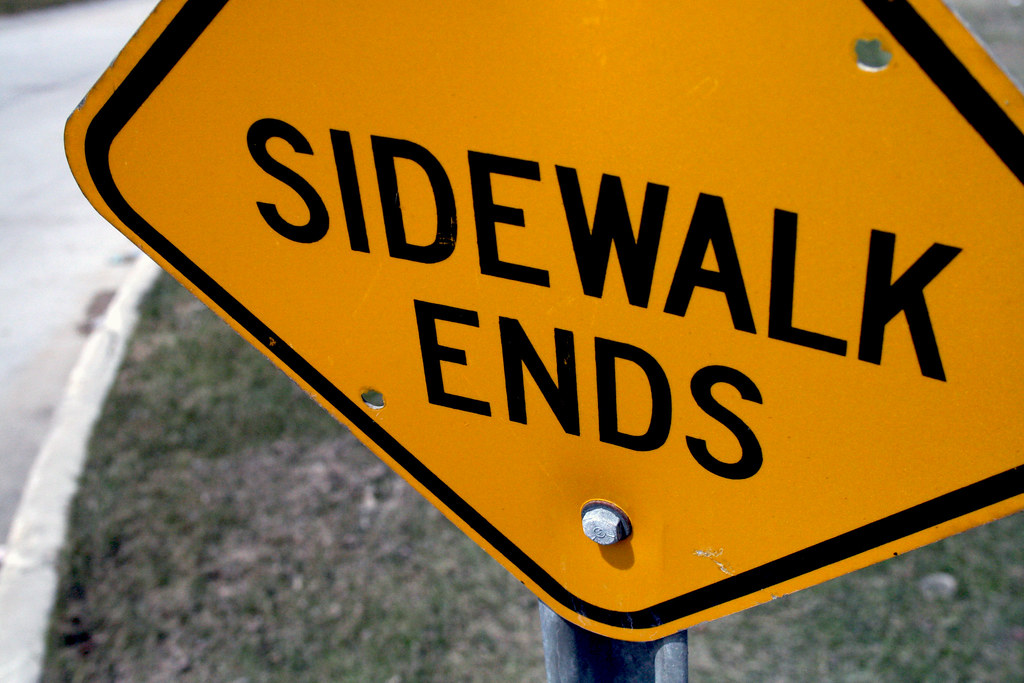 Sidewalk Ends Why? View On Black Chris Suderman Flickr
