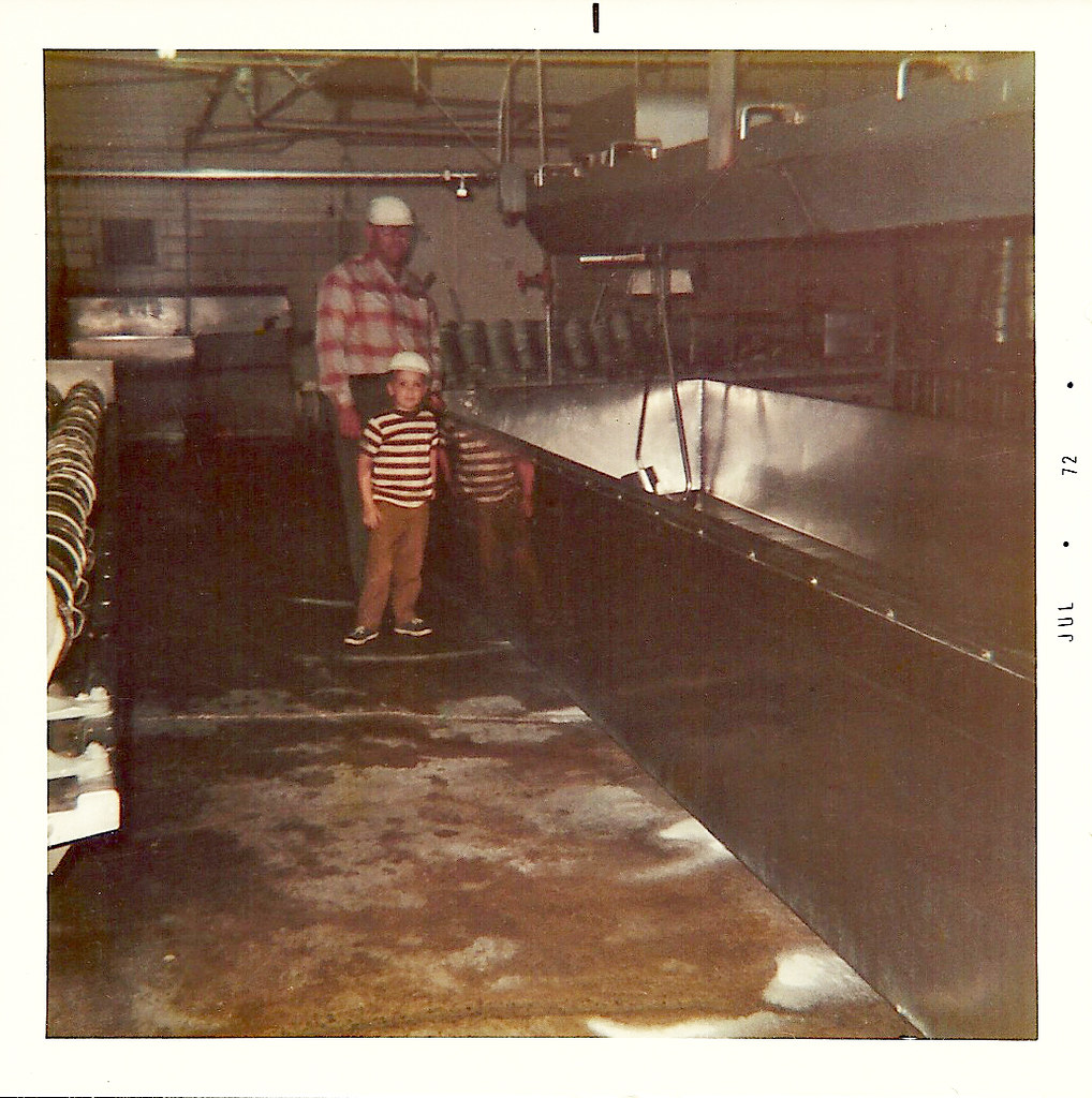 Tescott Cheese 1972 Me and my maternal grandfather inside … Flickr