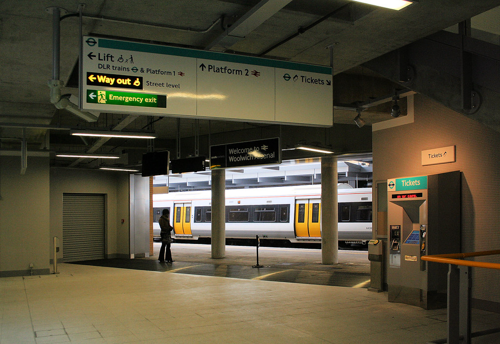 Woolwich Arsenal DLR station Access to Down North Kent Lin… Flickr