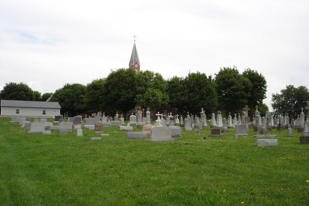 St. Paul's Church Cemetery New Alsace, Indiana Charles Striley Flickr