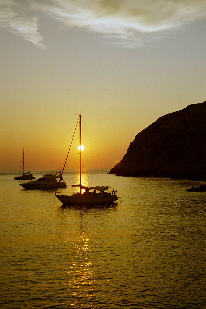 Coucher de soleil à l'ile rousse (Corse) J'ai fais cette